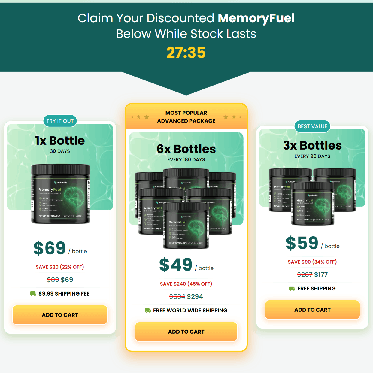 MemoryFuel  Offer